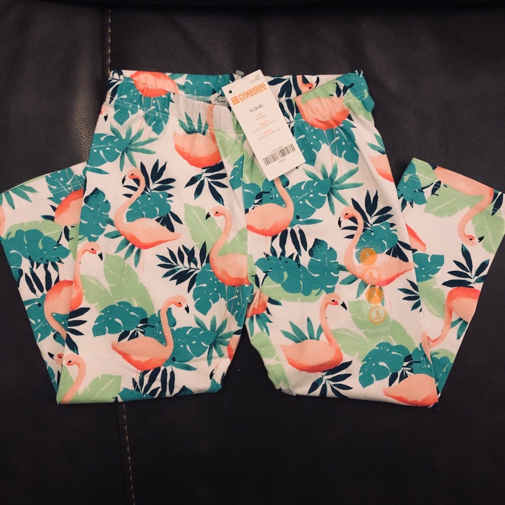 Girls Gymboree Tropical Print Leggings